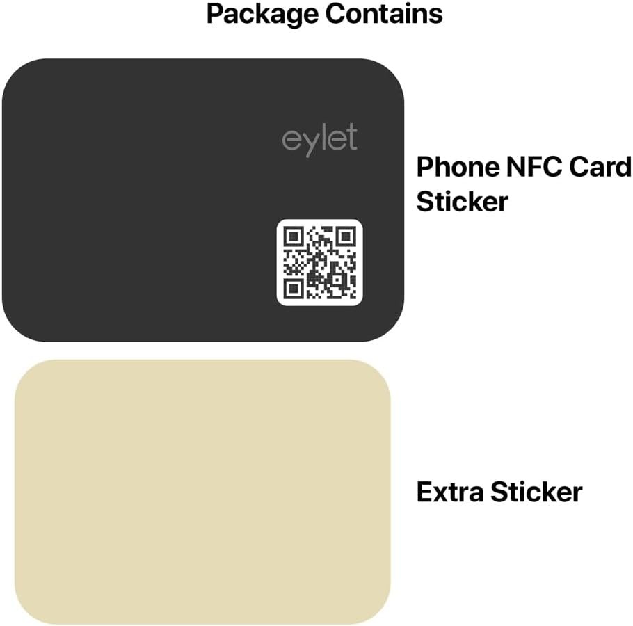 Digital Business Card v3 NFC Back of Phone Card | NO SUBS iPhone and Android tap to Share Anything Such as Phone Number, eMail, Social Networks an Much More from
