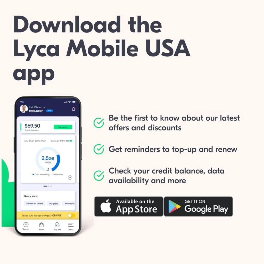 Lyca Mobile 5G/4G Prepaid SIM Card Kit | Unlimited Data, Talk,  Text to 100 Countries | Choose from Plans Starting at $19/mo.