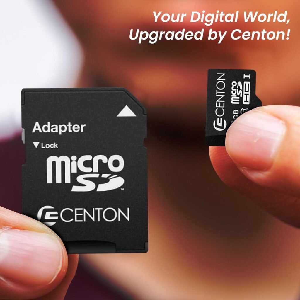 Centon Electronics Micro SD Card, Ultimate Memory Card for Phones, Tablets, Cameras, and More, 64GB