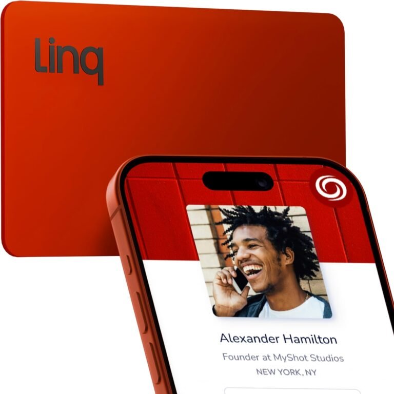 Connecting in style the linq digital business card review i cards