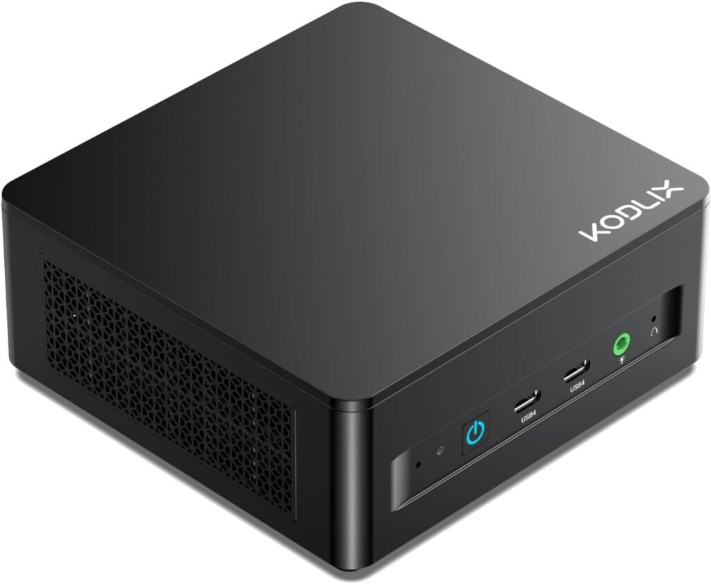 Mini PC AD69 AMD Ryzen 9 6900HX, 8 Cores/16 Threads 32GB DDR54800MHz 1TB SSD 4.0 Mini Desktop PC, Quad Screen Display(HDMI2.1 ×2, USB4 ×2, AMD Radeon 680M,4xUSB3.2, RJ45 2.5 G Lan,WiFi 6BT5.2